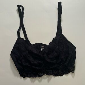 Cosabella Black Lace Bralette Size 2X Made in Italy
